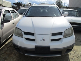 2003 MITSUBISHI OUTLANDER XLS WHITE 2.4L AT 4WD 163755